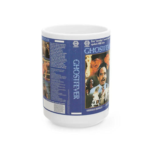 GHOST FEVER GERMAN (VHS COVER) - White Coffee Mug 15oz - Go Mug Yourself