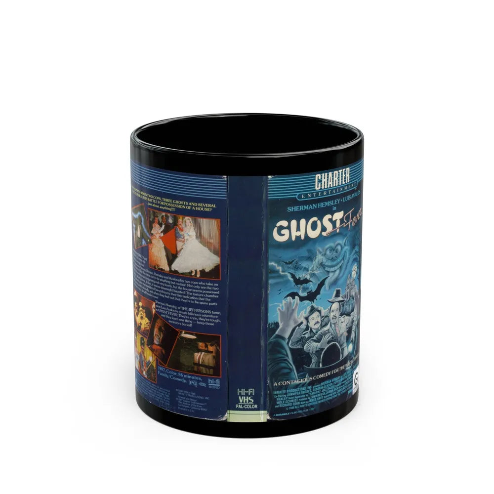 GHOST FEVER (VHS COVER) - Black Coffee Mug-11oz-Go Mug Yourself