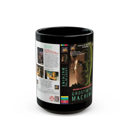 GHOST IN THE MACHINE (VHS COVER) - Black Coffee Mug-15oz-Go Mug Yourself