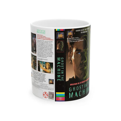 GHOST IN THE MACHINE (VHS COVER) - White Coffee Mug-11oz-Go Mug Yourself