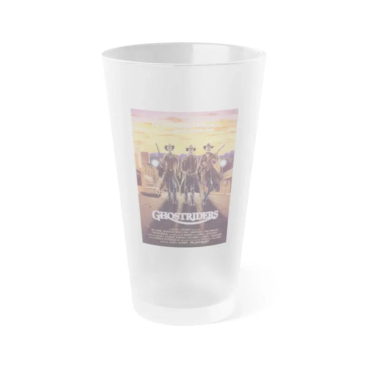 GHOST RIDERS 1987 Movie Poster - Frosted Pint Glass 16oz Default Title - Go Mug Yourself