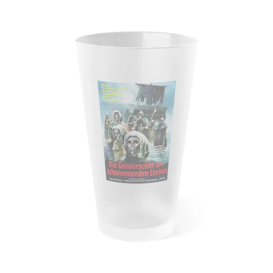 GHOST SHIPS OF THE BLIND DEAD (THE GHOST GALLEON) (GERMAN) 1974 Movie Poster - Frosted Pint Glass 16oz Default Title - Go Mug Yourself