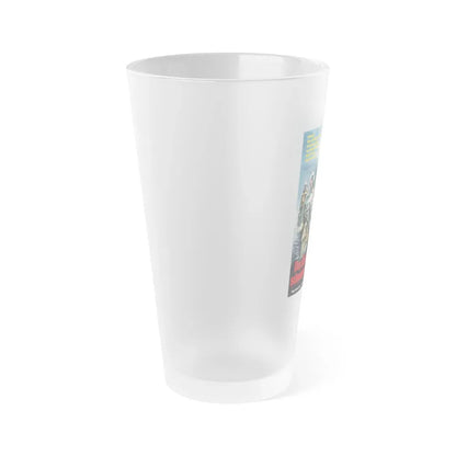 GHOST SHIPS OF THE BLIND DEAD (THE GHOST GALLEON) (GERMAN) 1974 Movie Poster - Frosted Pint Glass 16oz - Go Mug Yourself