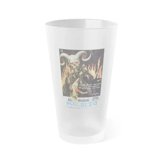 GHOST SHIPS OF THE BLIND DEAD (THE GHOST GALLEON) (SPANISH) 1974 Movie Poster - Frosted Pint Glass 16oz Default Title - Go Mug Yourself