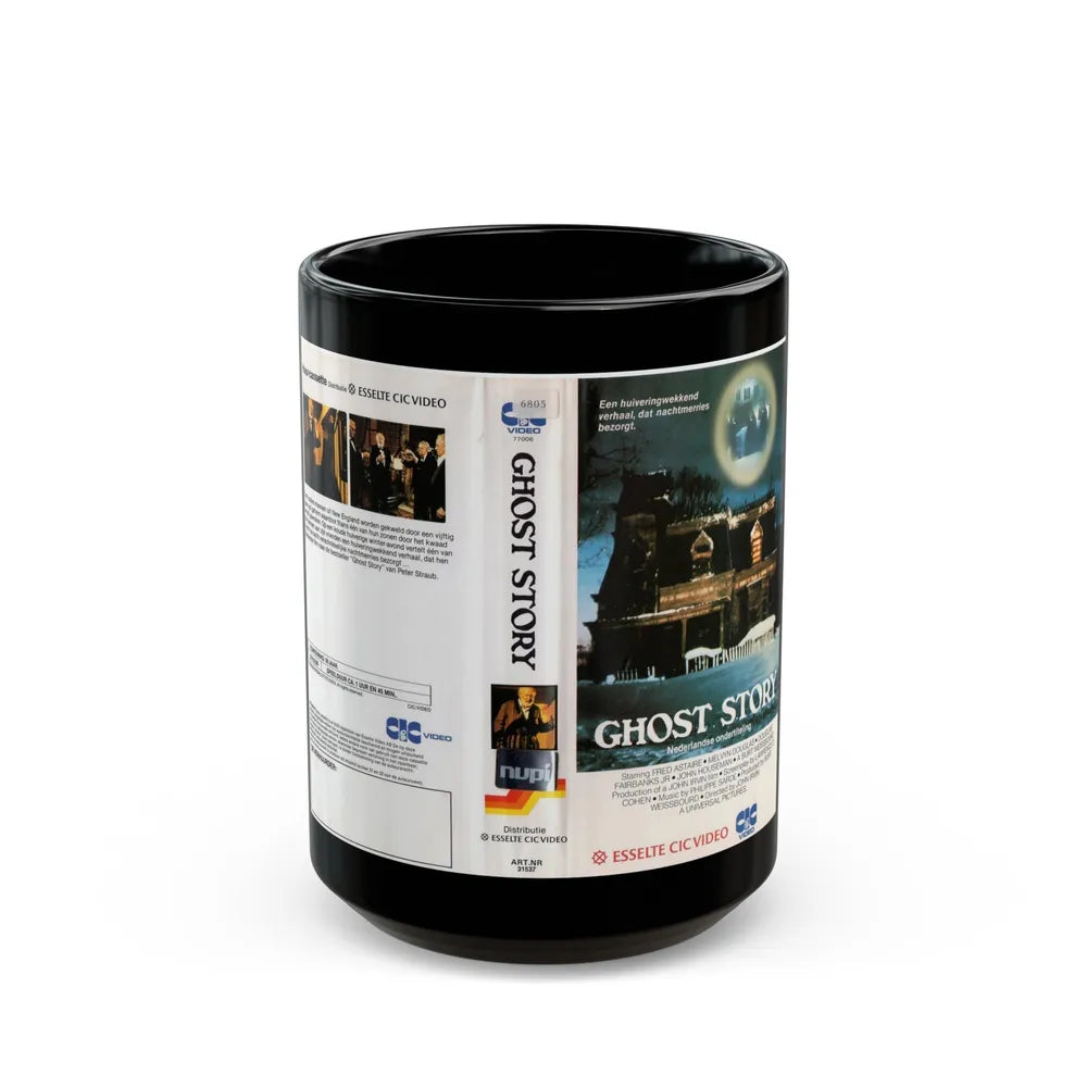 GHOST STORY (VHS COVER) - Black Coffee Mug-15oz-Go Mug Yourself