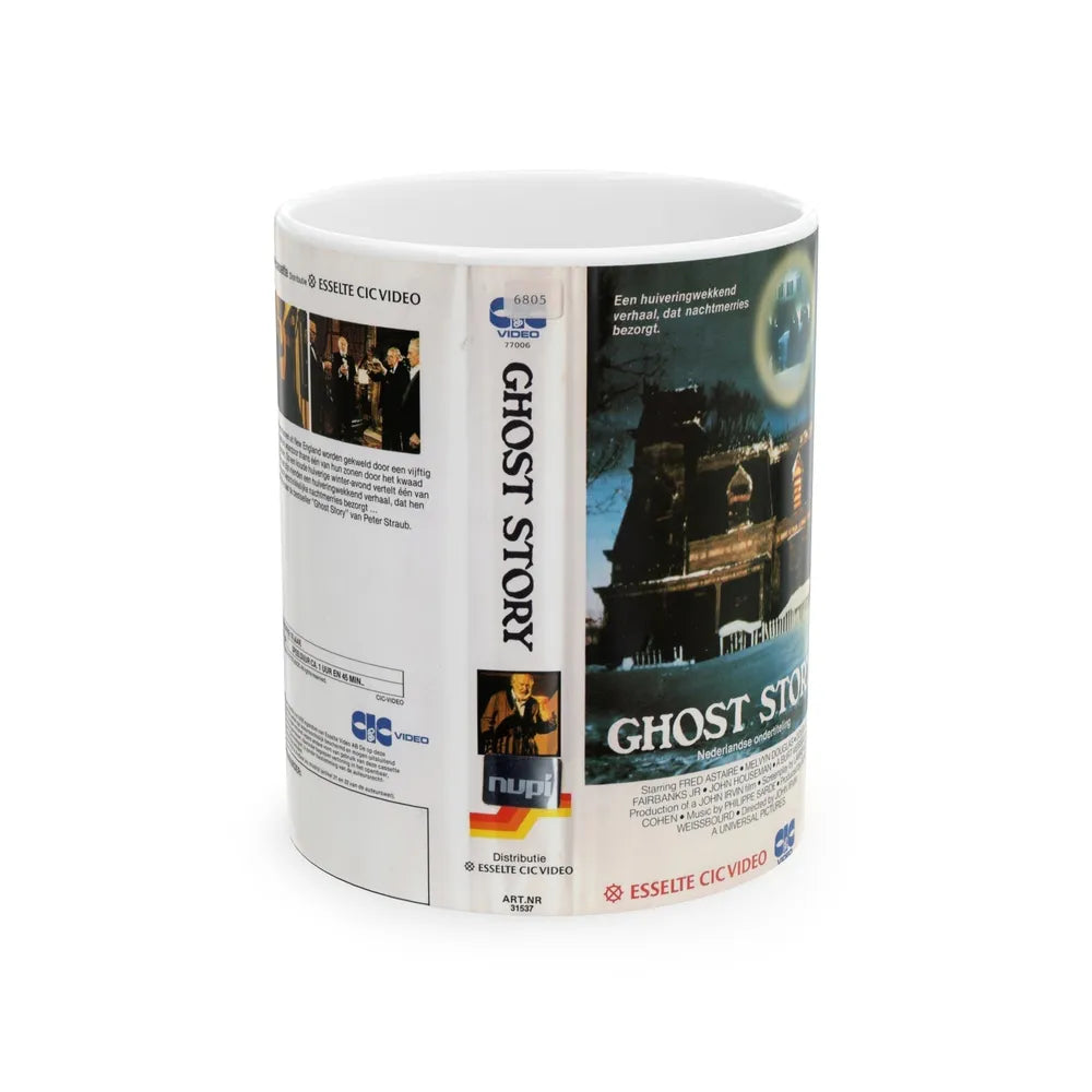 GHOST STORY (VHS COVER) - White Coffee Mug-11oz-Go Mug Yourself