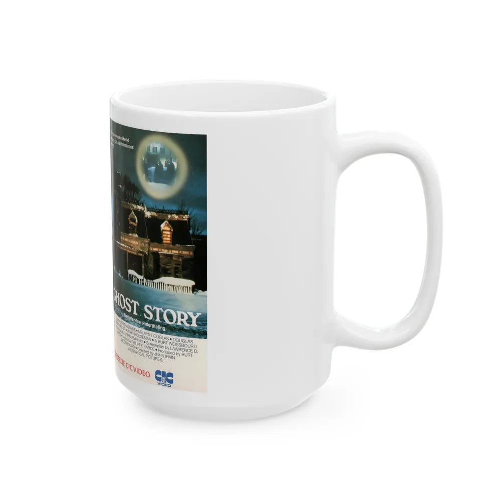 GHOST STORY (VHS COVER) - White Coffee Mug-Go Mug Yourself