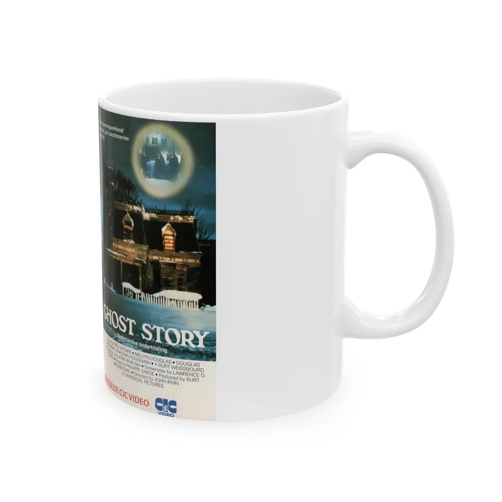 GHOST STORY (VHS COVER) - White Coffee Mug-Go Mug Yourself