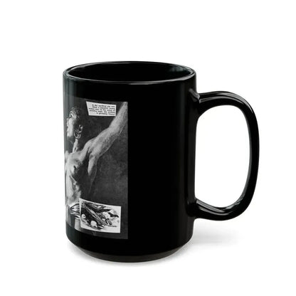 Ghost that fed on Human Flesh, Real Men magazine, December 1958 - Black Coffee Mug - Go Mug Yourself