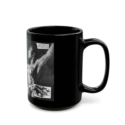 Ghost that fed on Human Flesh, Real Men magazine, December 1958 - Black Coffee Mug - Go Mug Yourself