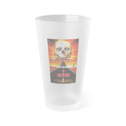 GHOST TOWN 1988 Movie Poster - Frosted Pint Glass 16oz-Go Mug Yourself