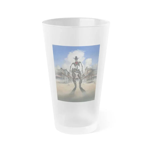 GHOST TOWN (TEASER 2) 1988 Movie Poster - Frosted Pint Glass 16oz Default Title - Go Mug Yourself
