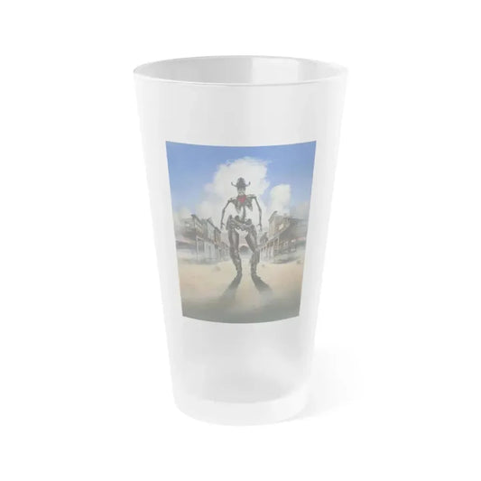 GHOST TOWN (TEASER 2) 1988 Movie Poster - Frosted Pint Glass 16oz Default Title - Go Mug Yourself