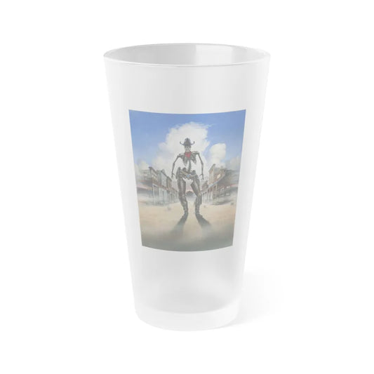 GHOST TOWN (TEASER 2) 1988 Movie Poster - Frosted Pint Glass 16oz-Go Mug Yourself