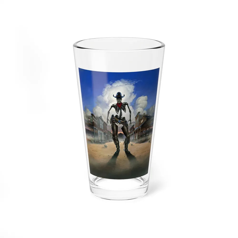 GHOST TOWN (TEASER 2) 1988 Movie Poster - Pint Glass 16oz-16oz-Go Mug Yourself