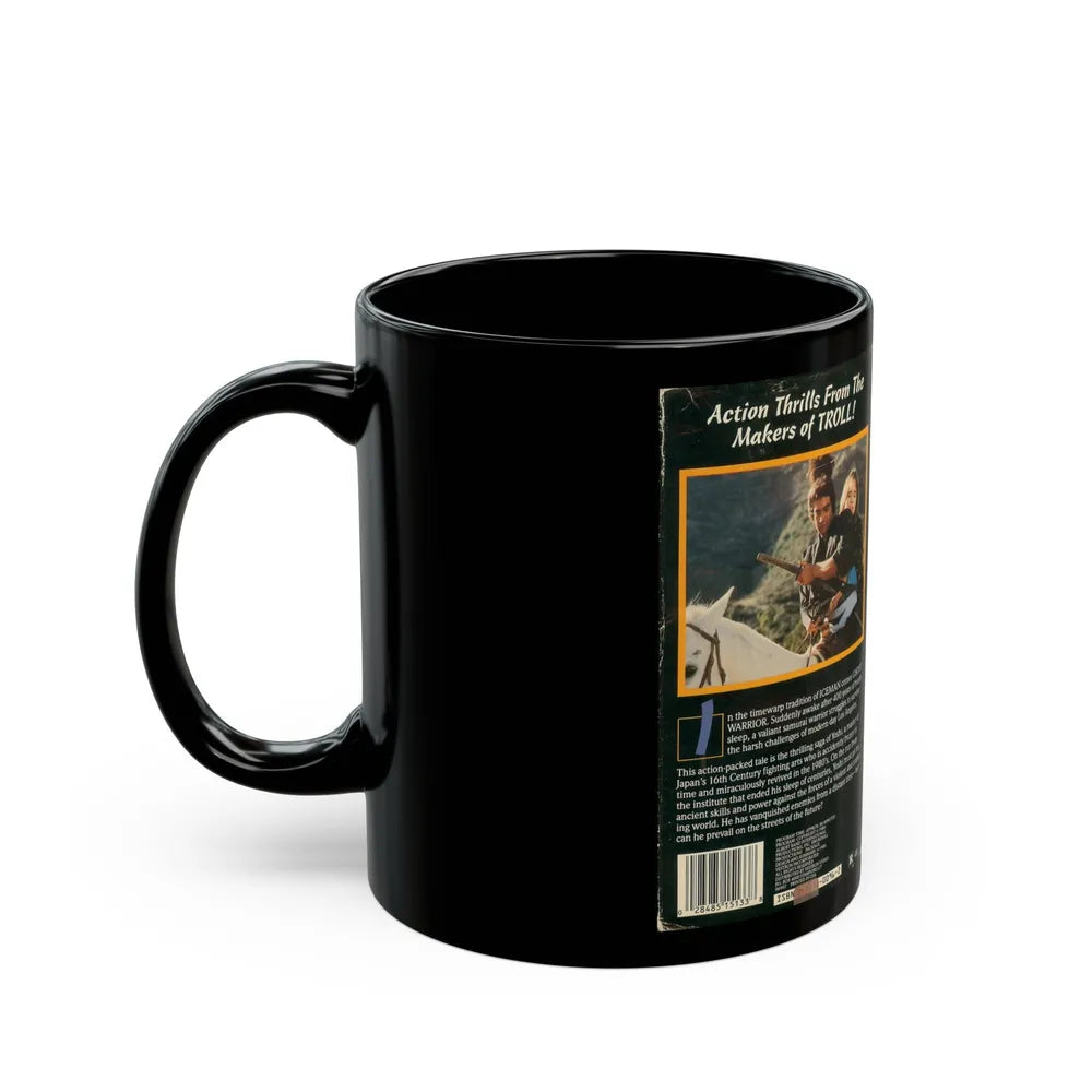 GHOST WARRIOR (VHS COVER) - Black Coffee Mug-Go Mug Yourself