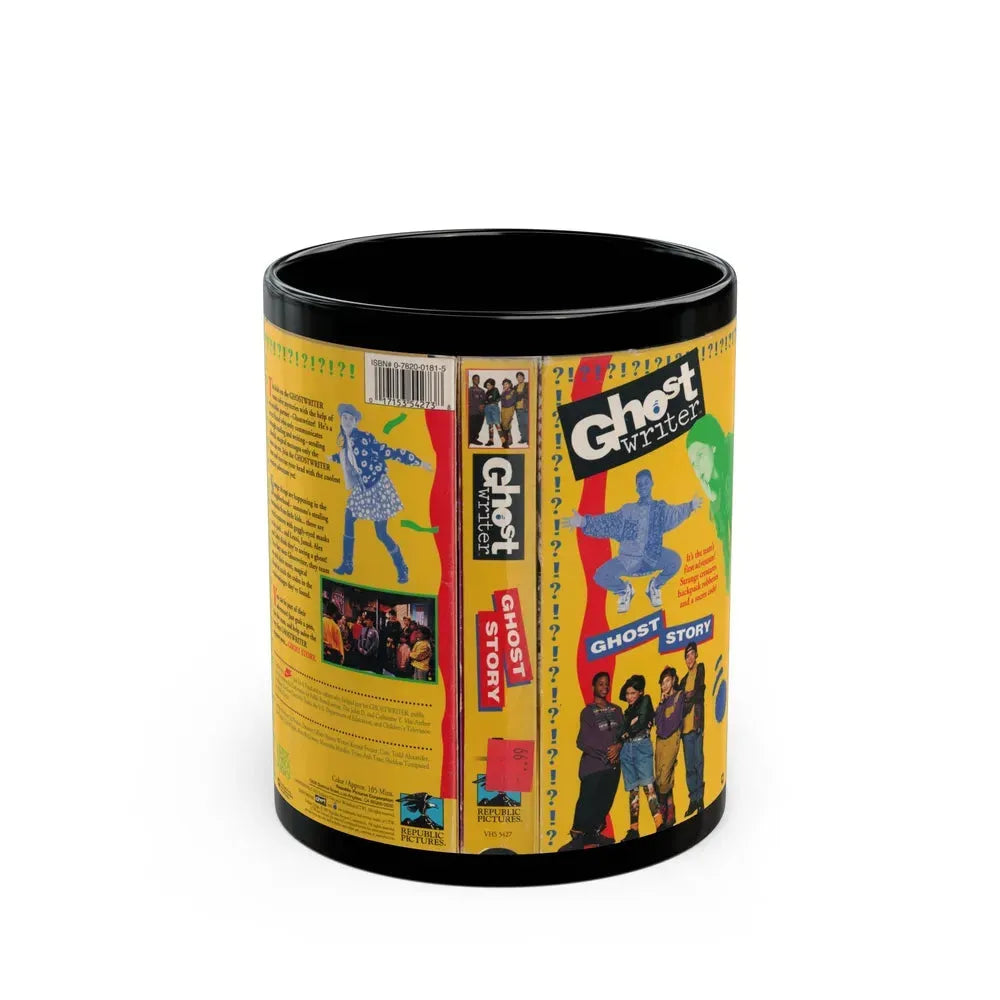 GHOST WRITER GHOST STORY (VHS COVER) - Black Coffee Mug 11oz - Go Mug Yourself