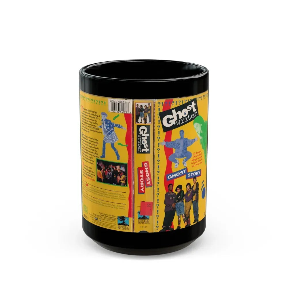 GHOST WRITER GHOST STORY (VHS COVER) - Black Coffee Mug 15oz - Go Mug Yourself