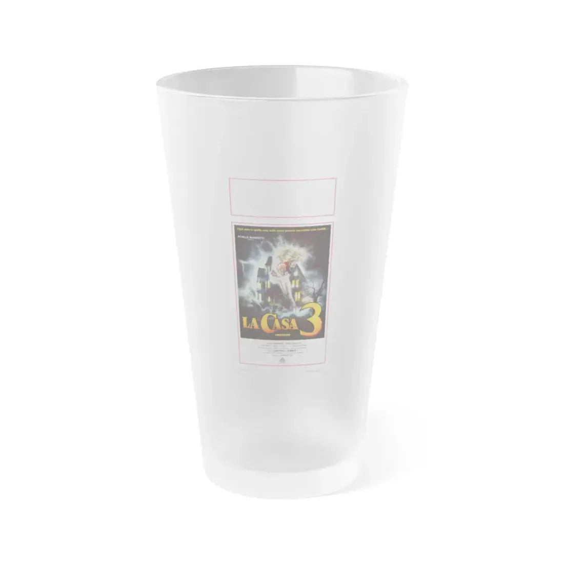 GHOSTHOUSE (ITALIAN) 1988 Movie Poster - Frosted Pint Glass 16oz Default Title - Go Mug Yourself