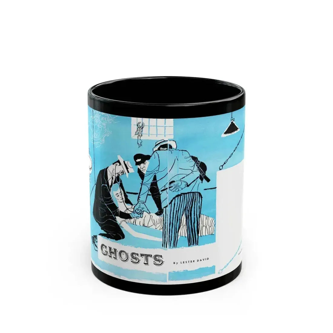 Ghosts, Bluebook Magazine, November 1953 - Black Coffee Mug 11oz - Go Mug Yourself