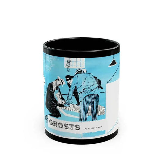 Ghosts, Bluebook Magazine, November 1953 - Black Coffee Mug 11oz - Go Mug Yourself