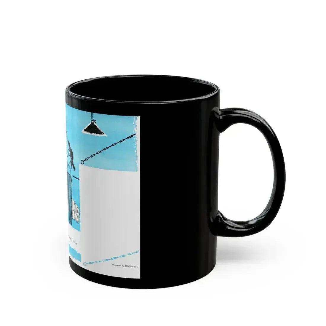 Ghosts, Bluebook Magazine, November 1953 - Black Coffee Mug - Go Mug Yourself
