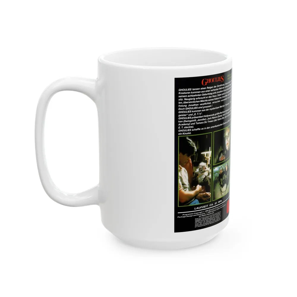 GHOULIES (VHS COVER) - White Coffee Mug-Go Mug Yourself