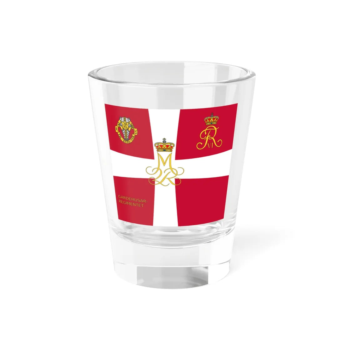 GHR estandart (Denmark) Shot Glass 1.5oz 1.5oz - Go Mug Yourself