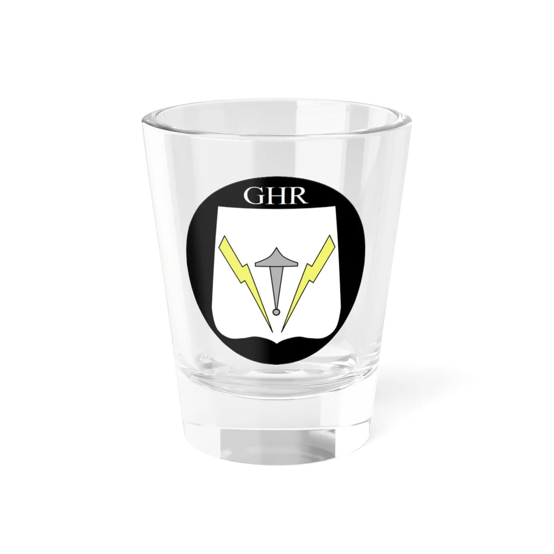 GHR Shield 2 (Denmark) (Coat of Arms) Shot Glass 1.5oz 1.5oz - Go Mug Yourself