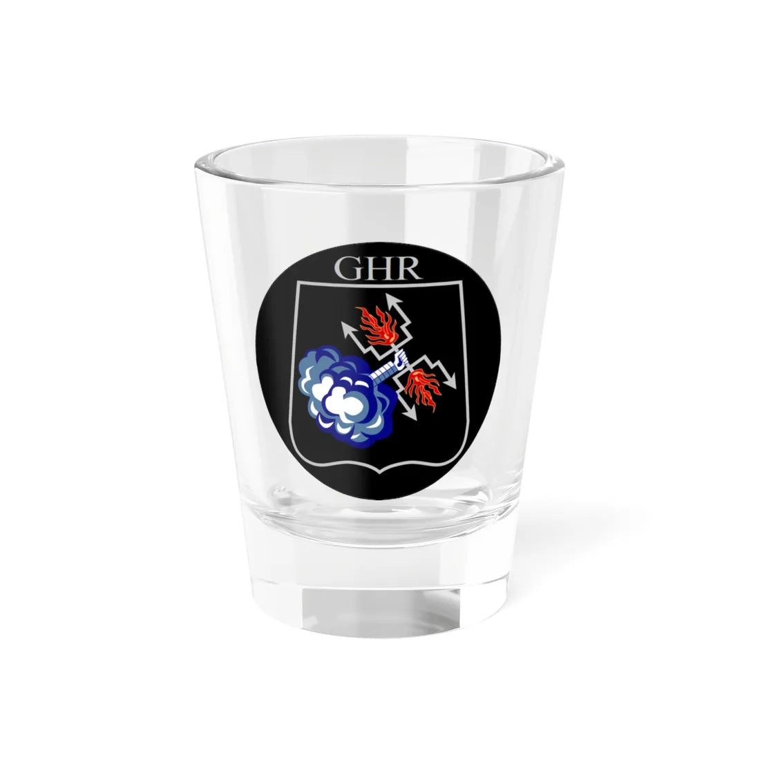 GHR Shield 5 (Denmark) (Coat of Arms) Shot Glass 1.5oz 1.5oz - Go Mug Yourself