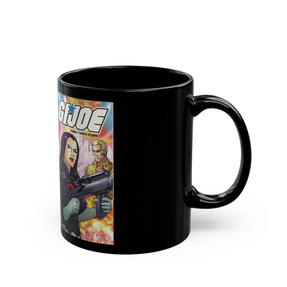 GI JOE CAPTIVES OF COBRA (VHS COVER) - Black Coffee Mug-Go Mug Yourself