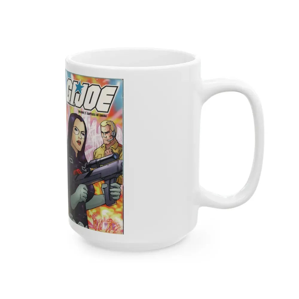 GI JOE CAPTIVES OF COBRA (VHS COVER) - White Coffee Mug - Go Mug Yourself