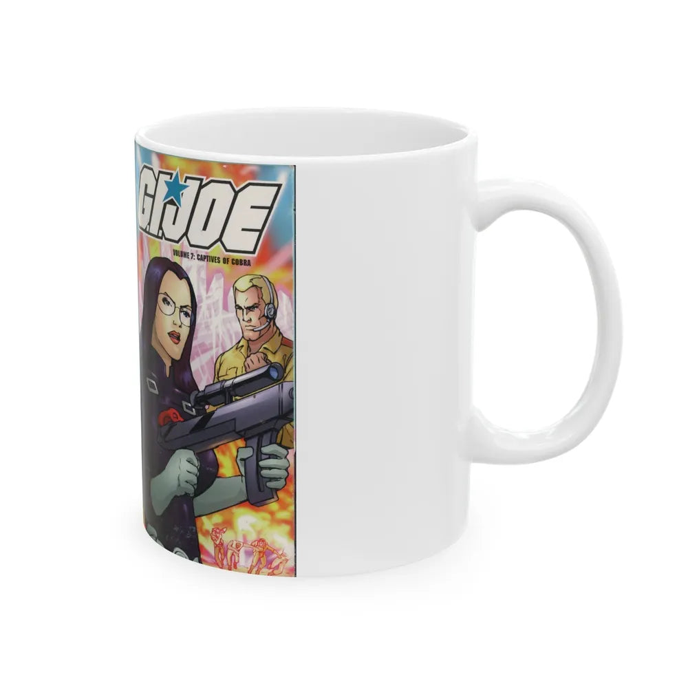 GI JOE CAPTIVES OF COBRA (VHS COVER) - White Coffee Mug-Go Mug Yourself