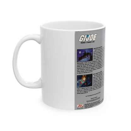 GI JOE DEADLY LIES (VHS COVER) - White Coffee Mug-Go Mug Yourself