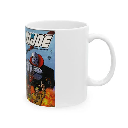 GI JOE DEADLY LIES (VHS COVER) - White Coffee Mug - Go Mug Yourself