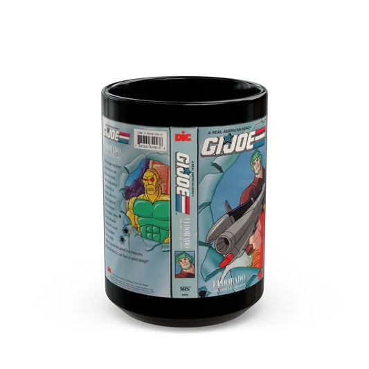 GI JOE EL DORADO (VHS COVER) - Black Coffee Mug-15oz-Go Mug Yourself