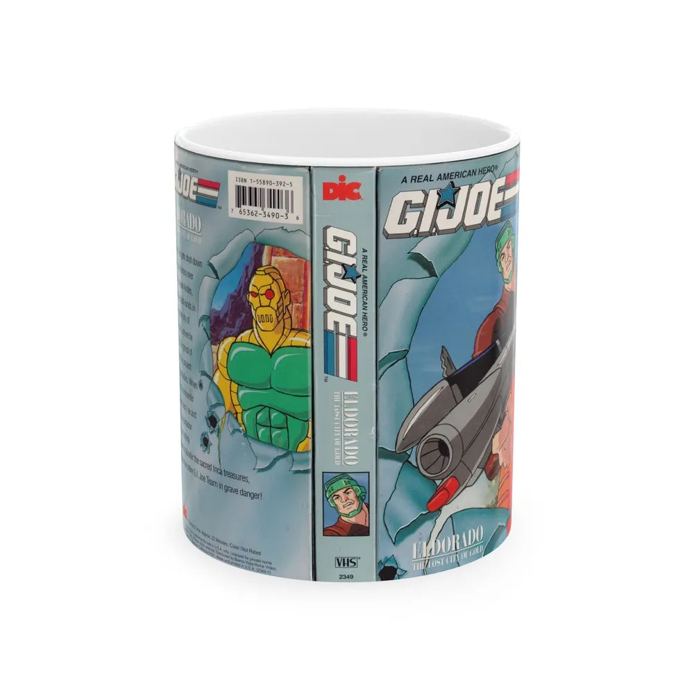 GI JOE EL DORADO (VHS COVER) - White Coffee Mug-11oz-Go Mug Yourself