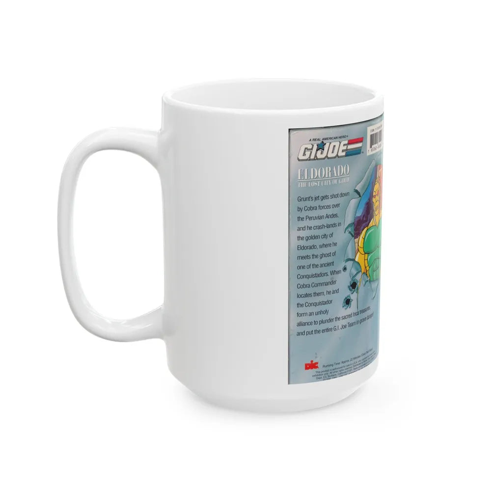 GI JOE EL DORADO (VHS COVER) - White Coffee Mug-Go Mug Yourself