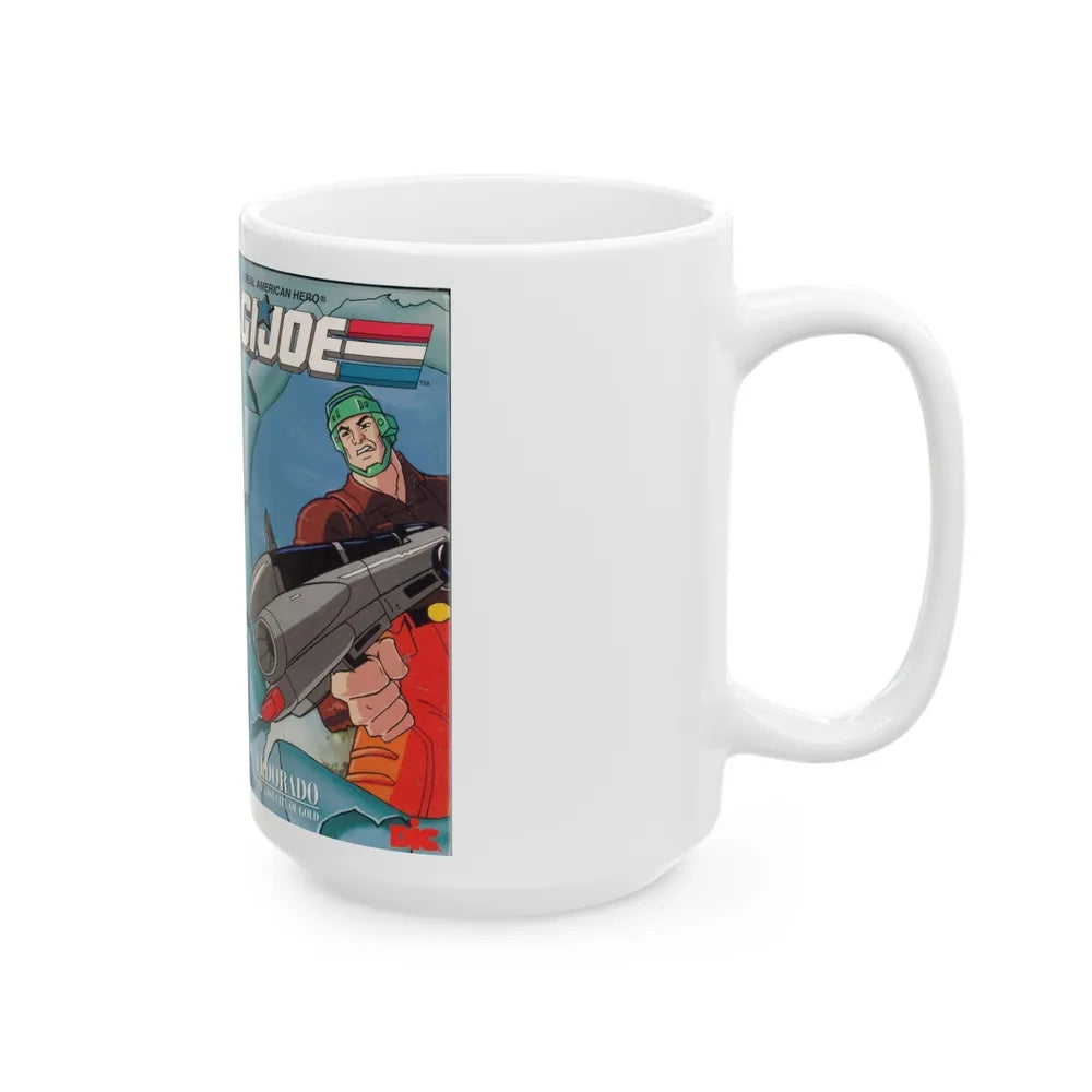 GI JOE EL DORADO (VHS COVER) - White Coffee Mug-Go Mug Yourself