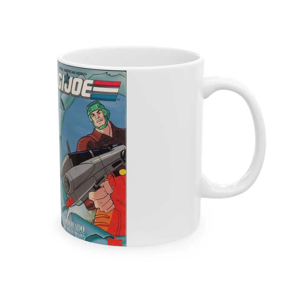 GI JOE EL DORADO (VHS COVER) - White Coffee Mug-Go Mug Yourself