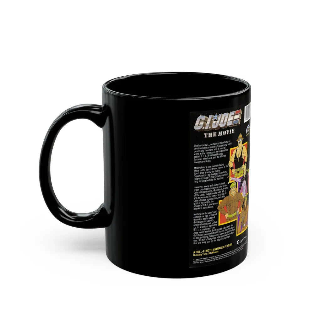 GI JOE THE MOVIE (VHS COVER) - Black Coffee Mug-Go Mug Yourself