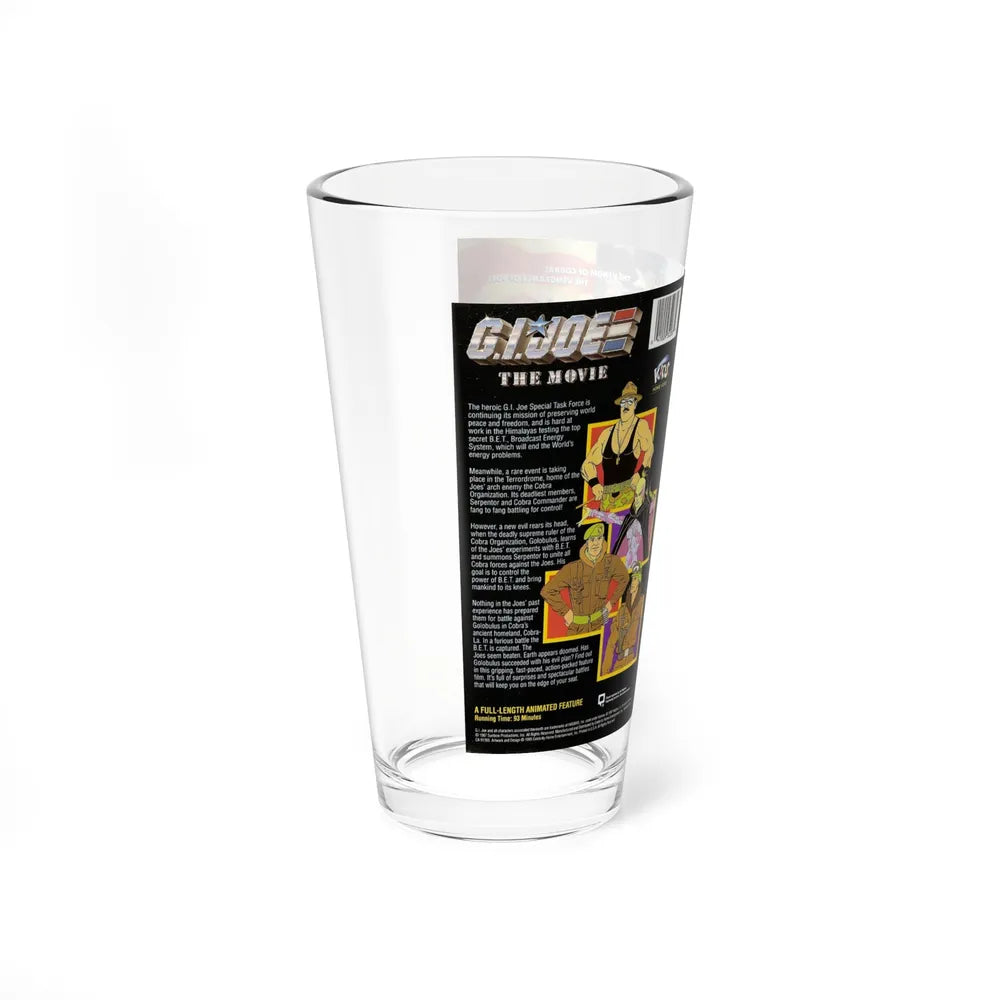 GI JOE THE MOVIE (VHS COVER) Pint Glass 16oz-Go Mug Yourself