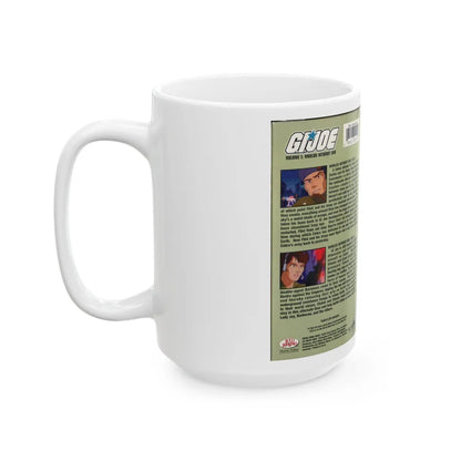 GI JOE WORLDS WITHOUT END (VHS COVER) - White Coffee Mug-Go Mug Yourself