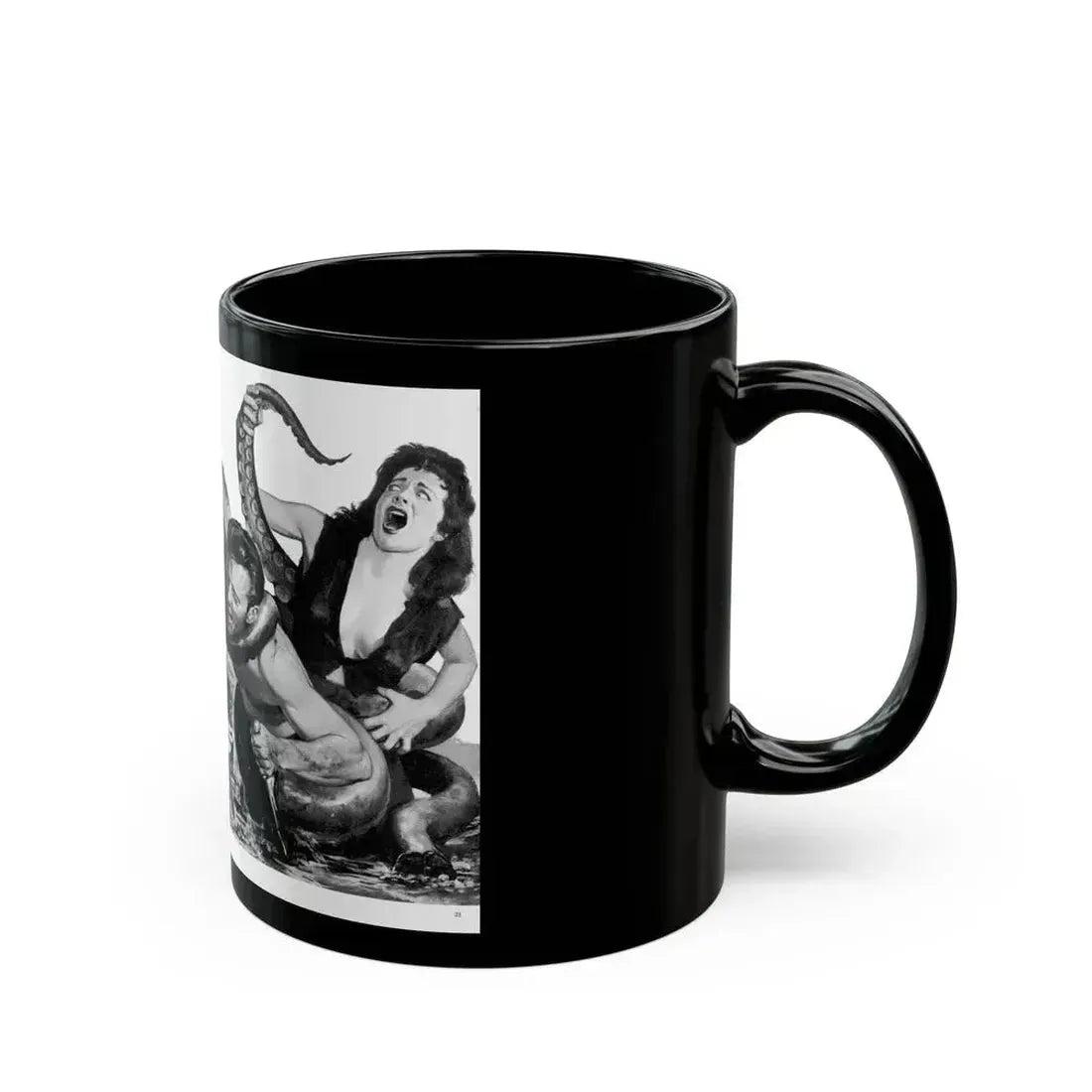 Giant Arms, True Men Stories, April 1959 - Black Coffee Mug - Go Mug Yourself