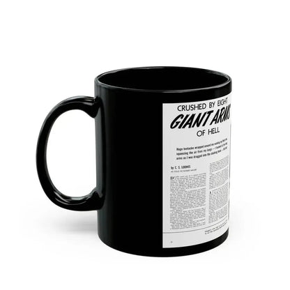 Giant Arms, True Men Stories, April 1959 - Black Coffee Mug - Go Mug Yourself