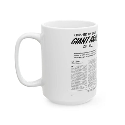 Giant Arms, True Men Stories, April 1959 - White Coffee Mug-Go Mug Yourself