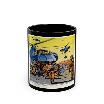 Giant Assault Helicopters, 1956 - Black Coffee Mug-11oz-Go Mug Yourself