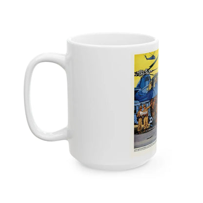 Giant Assault Helicopters, 1956 - White Coffee Mug-Go Mug Yourself