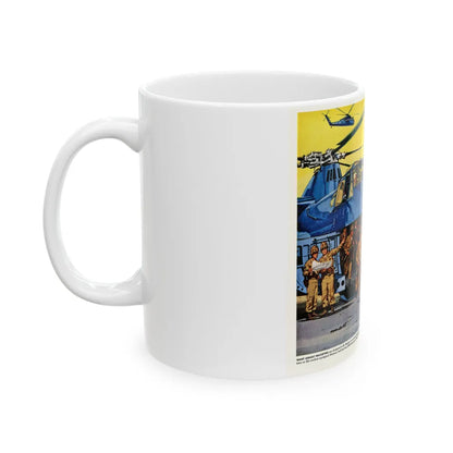 Giant Assault Helicopters, 1956 - White Coffee Mug-Go Mug Yourself