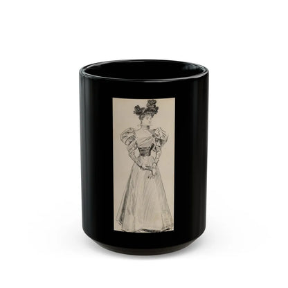 Gibson Girl - Black Coffee Mug-15oz-Go Mug Yourself